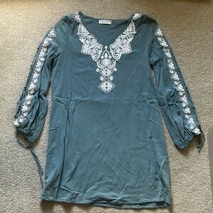 Cute Turquoise Mini dress size small